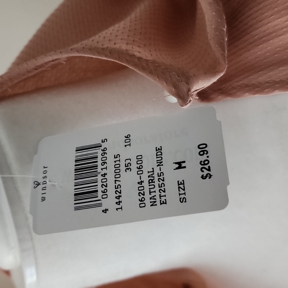 Windsor top in nude wrap tie front - Picture 4 of 8